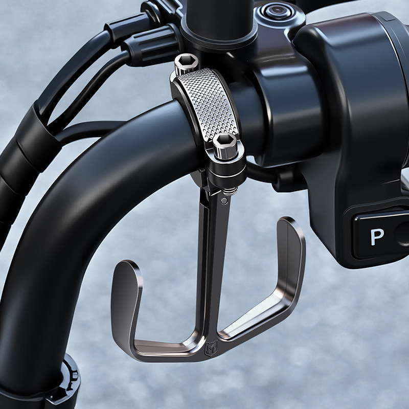 电动车挂钩锌合金强力承重前置通用电瓶自行车把挂物金属置物挂扣