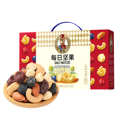 如水真每日坚果混合礼盒团购