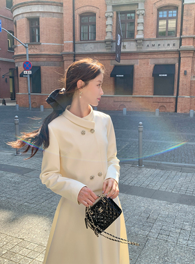 JeJuna炸鸡欧尼 逆光千金 贵气露思小外套赫本伞裙显气质名媛套装