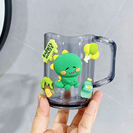 水杯儿童刷牙杯牙刷女孩小孩漱口杯家用宝宝洗漱杯子可爱牙杯牙缸