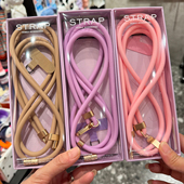 原创多巴胺硅胶结实耐用手机挂绳挂脖斜跨吊绳背带伸缩可调节相机