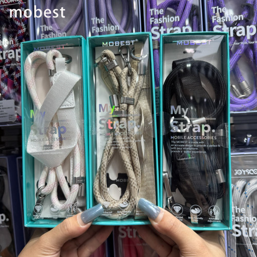 mobest宽肩斜挎手机挂绳防丢