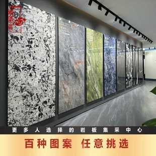 新款直销2023奢石大理石客厅电视背景墙1200x2700别墅鱼肚金亚马