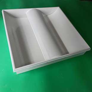 新款直销T8明装双管灯盘 工程黑色LED格栅灯盘 180*1200mm应急平