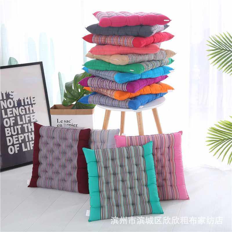 新款直销供应老粗布32线梳棉棉座椅垫厚椅坐垫 沙发靠背垫办公靠,居家布艺,椅垫,淘宝优惠券,粉丝福利购,淘宝优惠卷