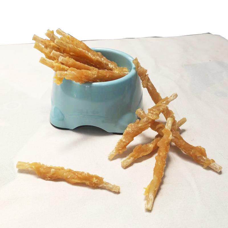 新款直销汪行天下狗狗磨牙棒零食 洁齿骨咬胶 鸡肉绕牛皮卷