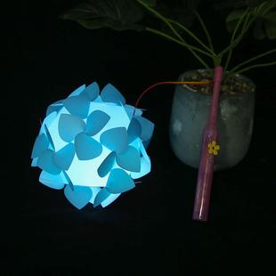 新款 宵节花灯创意手提灯笼儿童手工发光节日礼品树脂灯 直销春节元