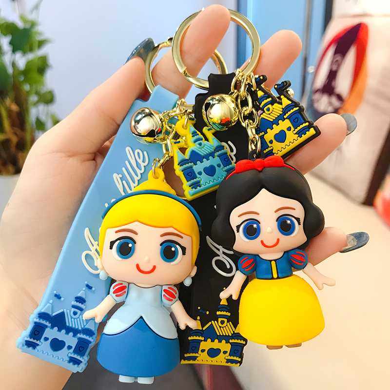 新款直销爆款公主卡通钥匙扣女可爱汽车钥匙挂件创意书包挂件ins,节庆用品/礼品,钥匙扣,淘宝优惠券,粉丝福利购,淘宝优惠卷