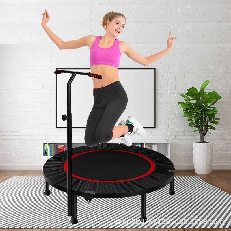 新款直销儿童蹦蹦床跨境家用室内成人健身圆形跳跳床可拆装工厂直