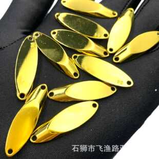 新款直销斜切亮片裸片路亚远投微物溪流仿生假饵翘嘴青稍白条马口