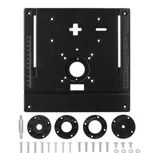 新款直销跨境新款木工曲线锯倒装板修边机开槽电动工具二合一锣机