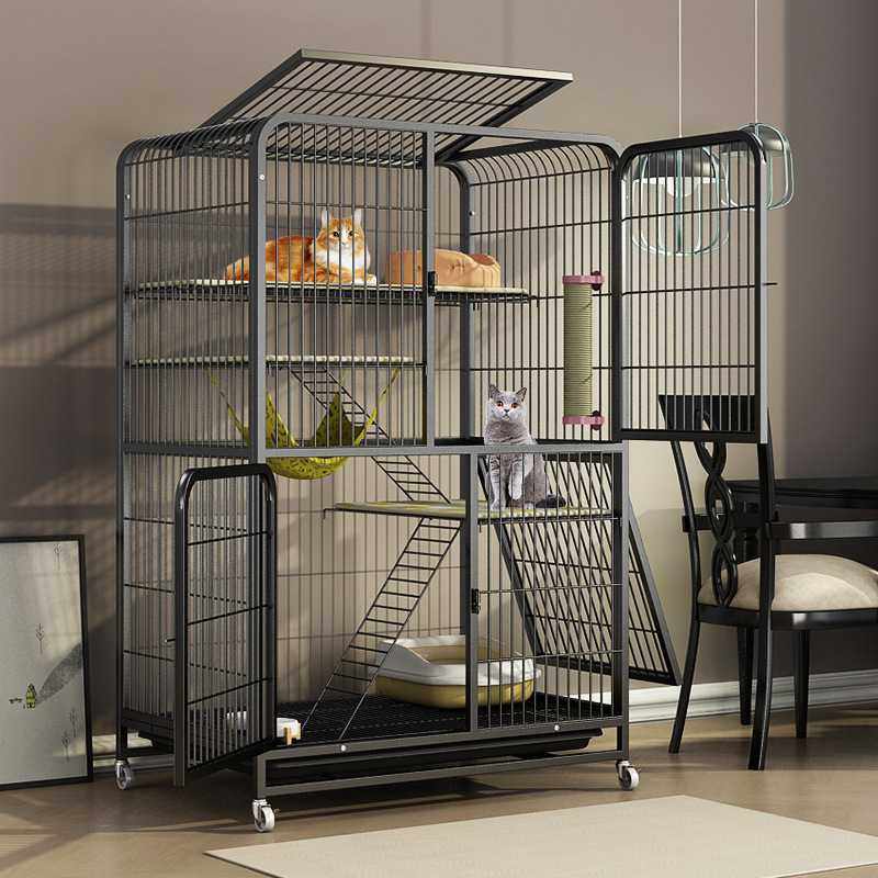 新款直销猫别墅猫笼子家用室内猫窝猫柜一体猫咪猫舍大空间不占地,宠物/宠物食品及用品,猫笼子/猫别墅,淘宝优惠券,粉丝福利购,淘宝优惠卷