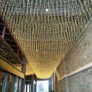 新款直销led冰条灯窗帘灯满天星彩灯串户外工程24V低压防水商场婚