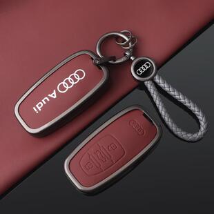 适用奥迪a6l新钥匙套a6合金q8包a4l汽a3l车q5l保护a7壳q3扣q7男q2