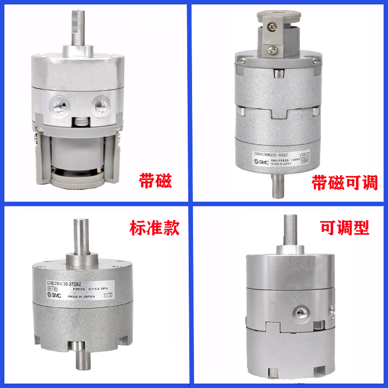 SMC叶片C7RB2BW旋转气缸CDRB/2-BW10/1520/30/40-90度/180/20-SSZ