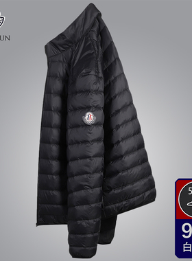 蒙口宁轻薄羽绒服男反季2024新款秋冬保暖连帽红色休闲立领外套女