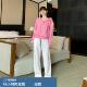 两件 宽松显瘦减龄运动休闲厚棉T阔腿裤 chic高级感套装 2025女秋季