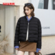 YAYA鸭鸭官方新国标90绒羽绒服2025秋冬新款 简约百搭保暖短款 外套