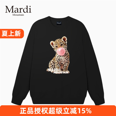 官方授权正品Mardi Mountain 韩国26夏新款情侣卫衣纯棉圆领长袖