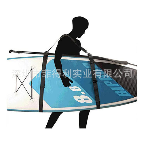 新品直供冲浪板肩带可调节皮划艇捆绑带carry strap桨板固定背带