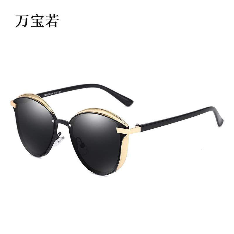 猫眼墨镜防紫外线偏光女高级感显脸小sunglass眼镜