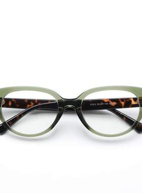 欧美风复古黑框眼镜防蓝光抗辐射素颜平光镜女潮可配近视眼睛镜框