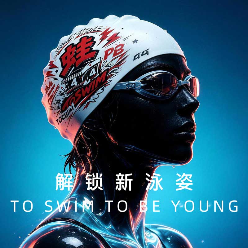 【泳姿泳帽】TOSWIM硅胶泳帽新男