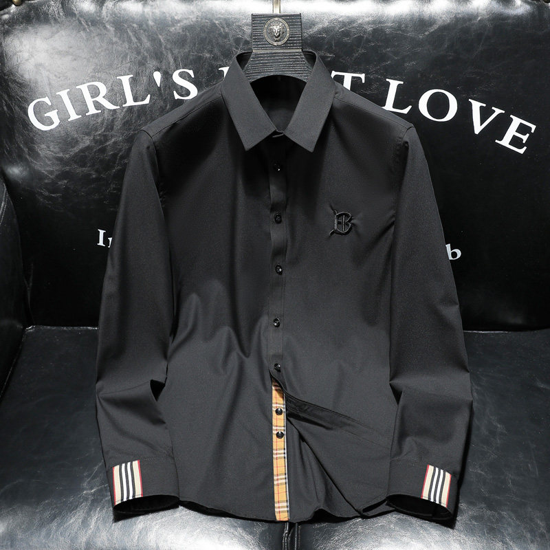 2025春季休闲长袖衬衫男加大码（M-6XL）QT6015-3305-P120沙发图,男装衬衫,钱塘6015（原D203）