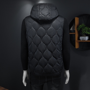 2025秋冬男士连帽棉衣马甲棉服背心外套6015-92025-P135图片