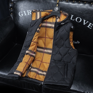 2025秋冬男士连帽棉衣马甲棉服背心外套6015-92025-P135沙发图片