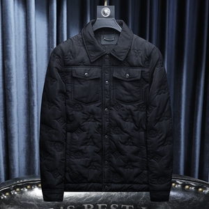 2025秋冬男士修身衬衫翻领棉衣外套棉服6015-31223-P210沙发图片