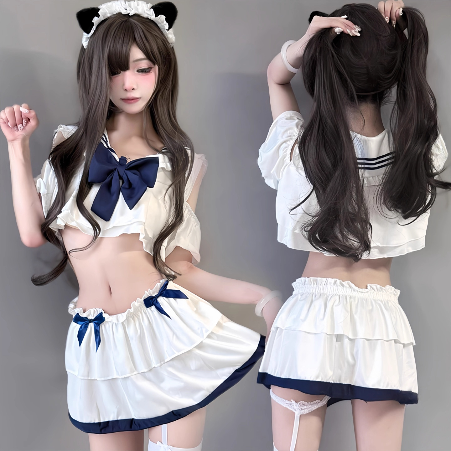 情调性感情感趣味内衣套装2025禁欲系jk制服纯欲约会衣服情取睡衣