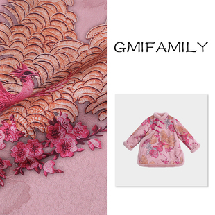 新中式汉服女童过年装汉服2025冬季新款儿童周岁礼服新年棉服外套