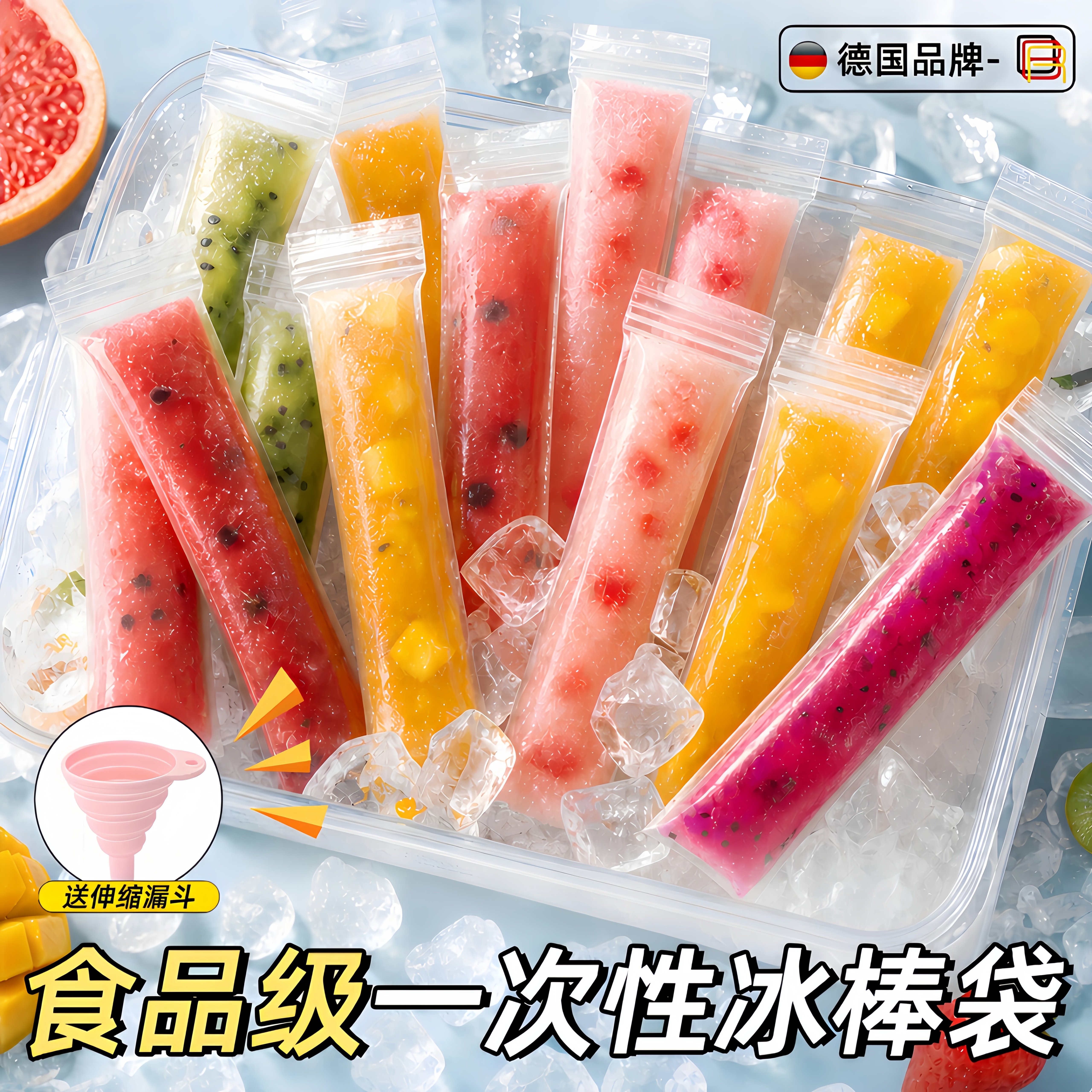 一次性透明制冰袋冰棒包装