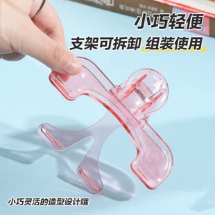 透明宝盖头书夹可夹厚书便捷可立式书本固定器阅读架二合一收纳夹