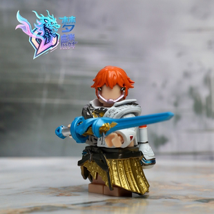 梦麟李白鸣剑曳影人仔铠甲潮玩手办国产积木新品第三方人仔2026