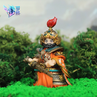 梦麟北路财神第三方国产人仔积木玩具拼装手工涂装2026新款