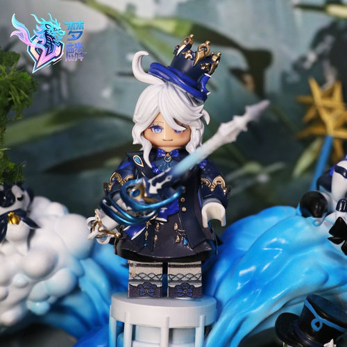 原神芙宁娜第三方DIY积木人仔