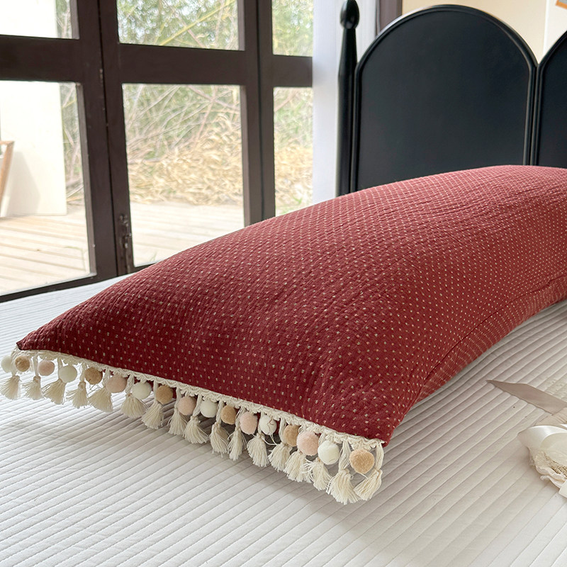 全棉加长双人枕套1.2/1.5/1.8米