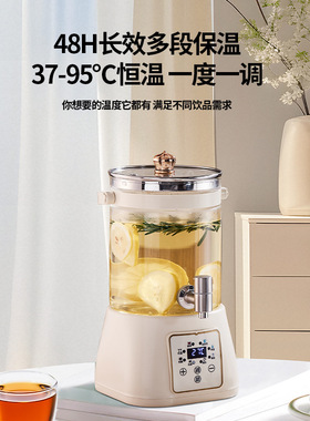 空盒子多功能花茶桶大容量恒温生壶家用一体烧水壶煮茶器带水龙头