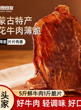分装瓶收纳罐内蒙古特产雪花牛肉薄脆风干牛肉100桶 手撕牛肉零食