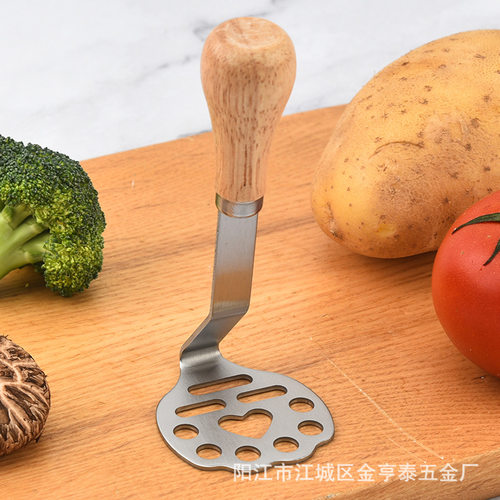 Stainless steel household compactor for mashed potatoes