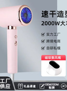空盒子跨境吹风机吹头发家用宿舍冷热风负离子大功率发廊高速电吹