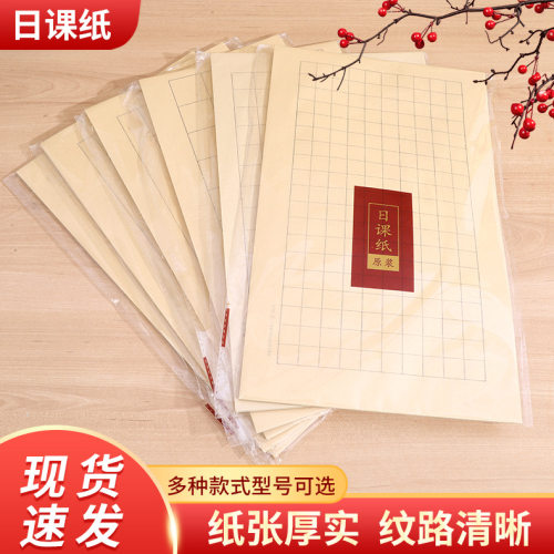 Daily Lesson Paper, Small Kai Calligraphy, Brush Writing Practice, Special Xuan Paper for Beginners, Beginner's Introdu