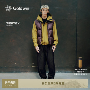 PERTEX轻量保暖羽绒马甲厚鸭绒外套男女同款 Goldwin 秋冬新品