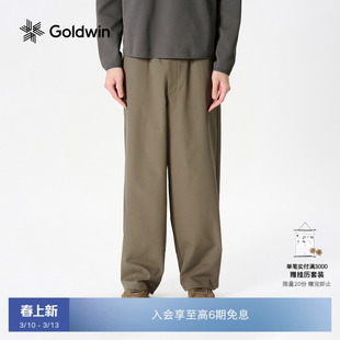 【早春新品】Goldwin户外休闲商务弹力宽松轻量阔腿裤男女同款