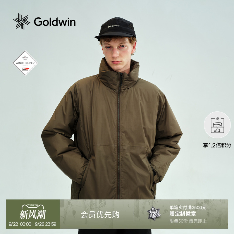 Goldwin GORE-TEX LABS棉服夹克防泼水保暖软壳外套男女同款