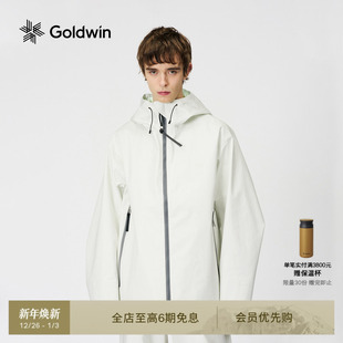 3L硬壳迷彩连帽夹克侧拉链口袋外套男女同款 Goldwin OAMC联名
