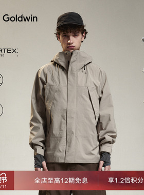 Goldwin秋冬PERTEX 2L防水透湿夹克户外登山轻量硬壳外套男女同款