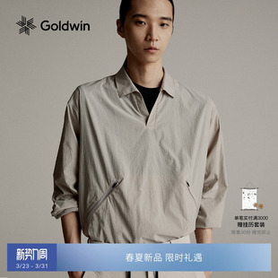 休闲长袖 Goldwin防泼水套头衬衫 可打包男女同款 春夏胶囊系列